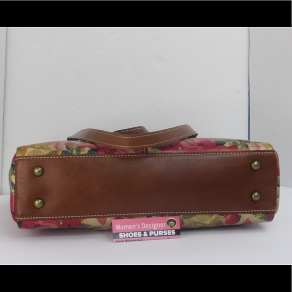 Patricia Nash Poppy Leather Tote Shoulder Bag - Picture 9 of 12